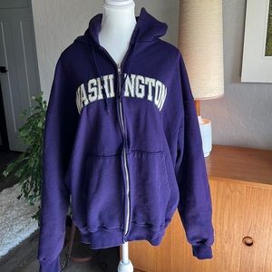 UW Huskies Zip Up Hoodie